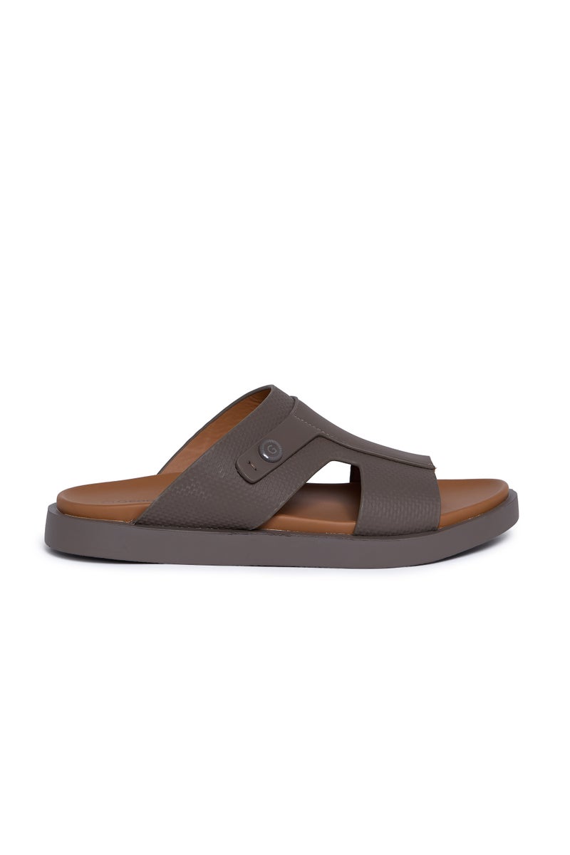 Geoomnii Men’s Arabic Sandals – Comfortable Casual Leather Slide Sandals for Everyday Wear - Image 2